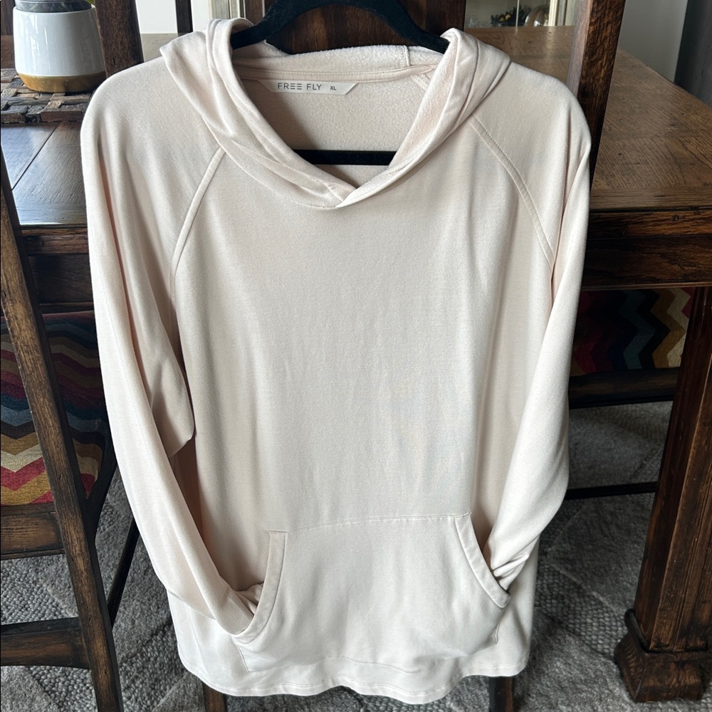 Free Fly Apparel Cream Hoodie